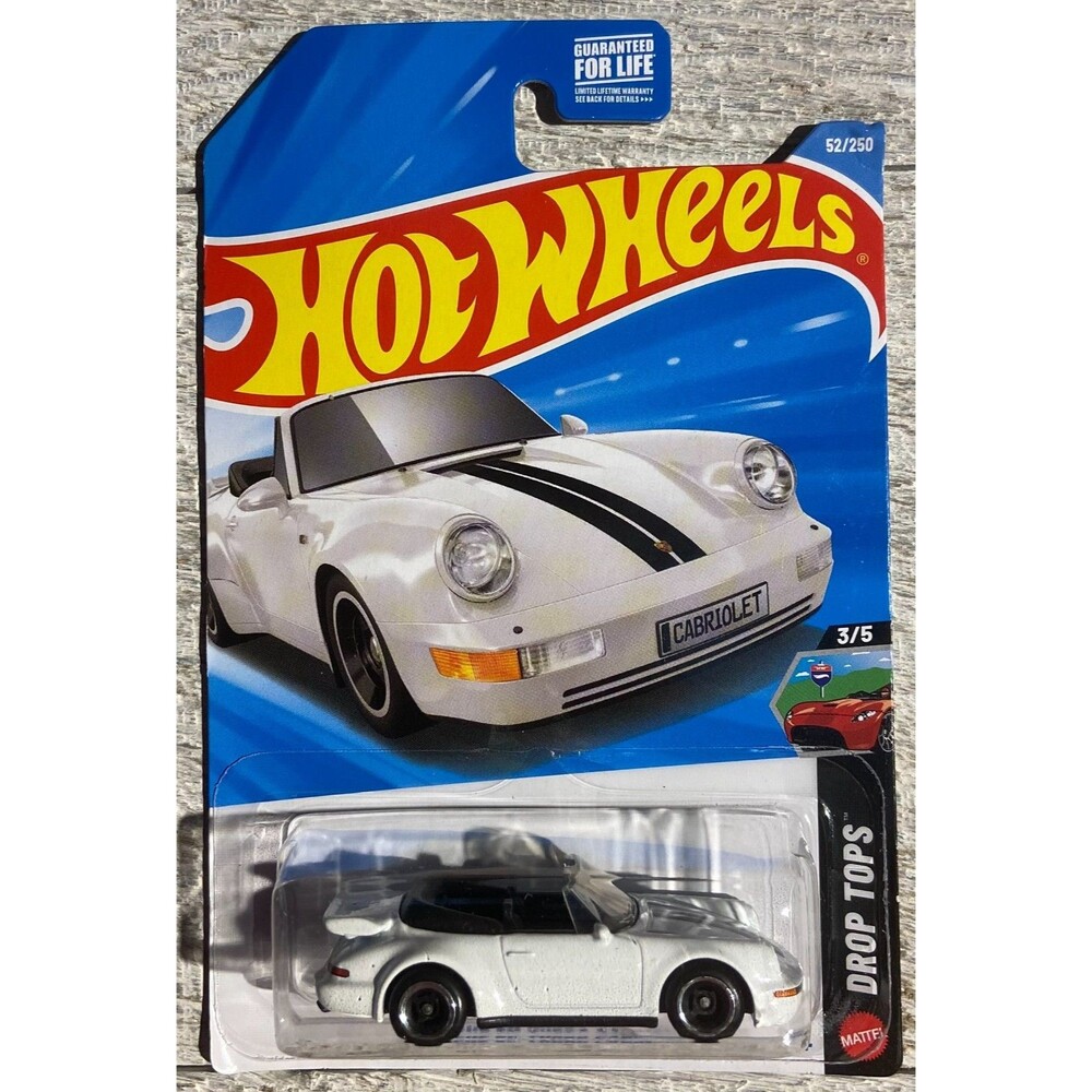 2026 Hot Wheels #52 Porsche 911 Turbo Cabriolet WHITE